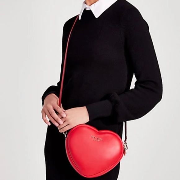Kate Spade 3D heart crossbody